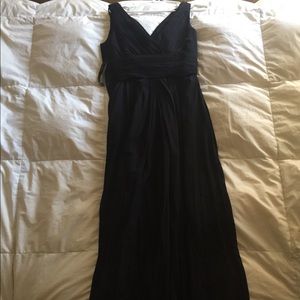 Bill Levkoff Long Black Evening Dress RN:82955